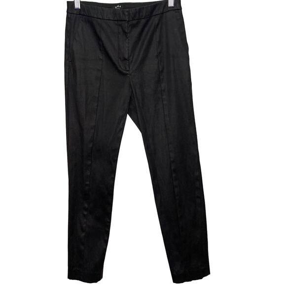 Aritzia Talula Coated Cigarette Pants Size 6 - Picture 1 of 8